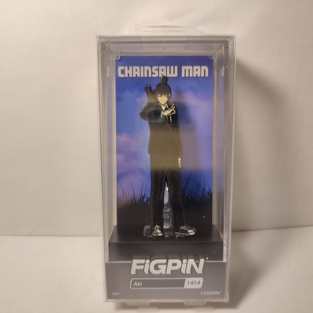 Chainsaw Man Aki Figpin 1414 Locked Official Collectible Anime Badge